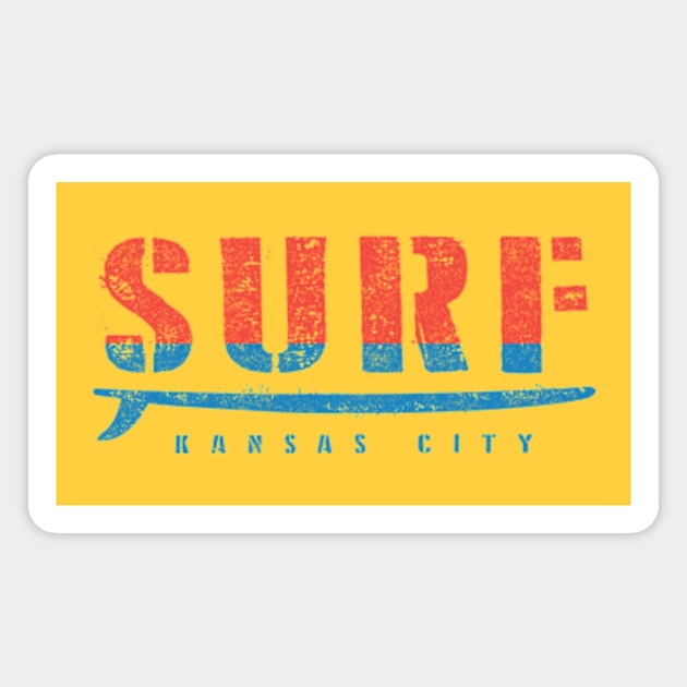 Surf Kansas City Magnet by iMadeThis! Tee